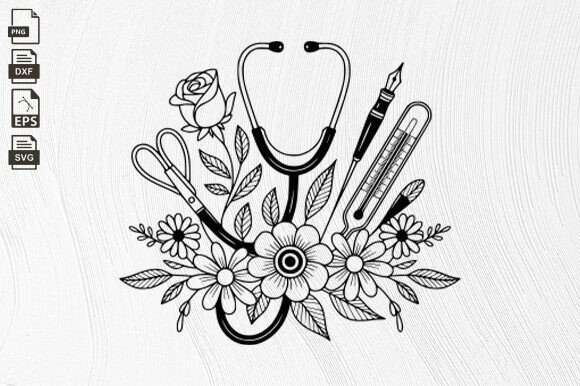 A Designer's Honest Review of Medical Tools, Nurse, Floral Medical SVG