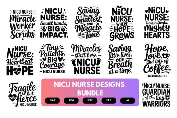 A Designer's Review of the NICU Nurse SVG Bundle
