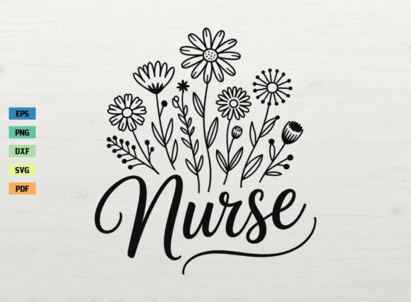 A Floral Nurse Design for Real-World Embroidery