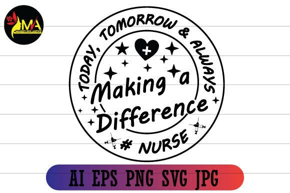A Nurse Design's Journey from SVG to Stitched Fabric