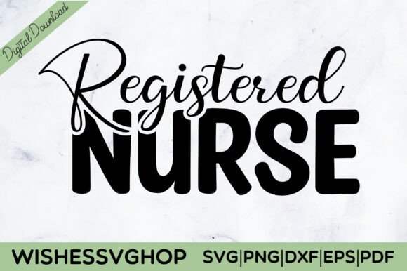 An Embroidery Designer's Take on the Registered Nurse SVG