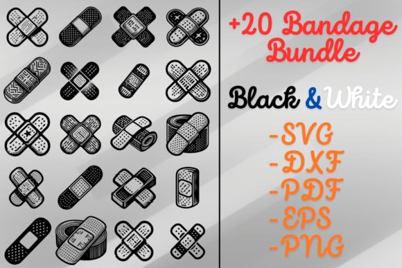 Bandage SVG Bundle: A Versatile Addition to Your Embroidery Toolkit