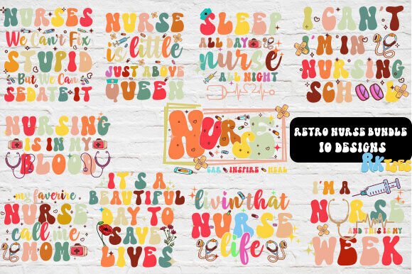 Evaluating the Retro Nurse SVG Bundle for Embroidery Projects