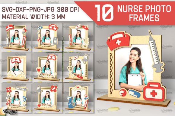 Nurse Photo Frames Laser Cut Bundle Review