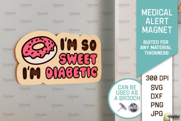 Review: Diabetic Medical Alert Magnet Laser Cut